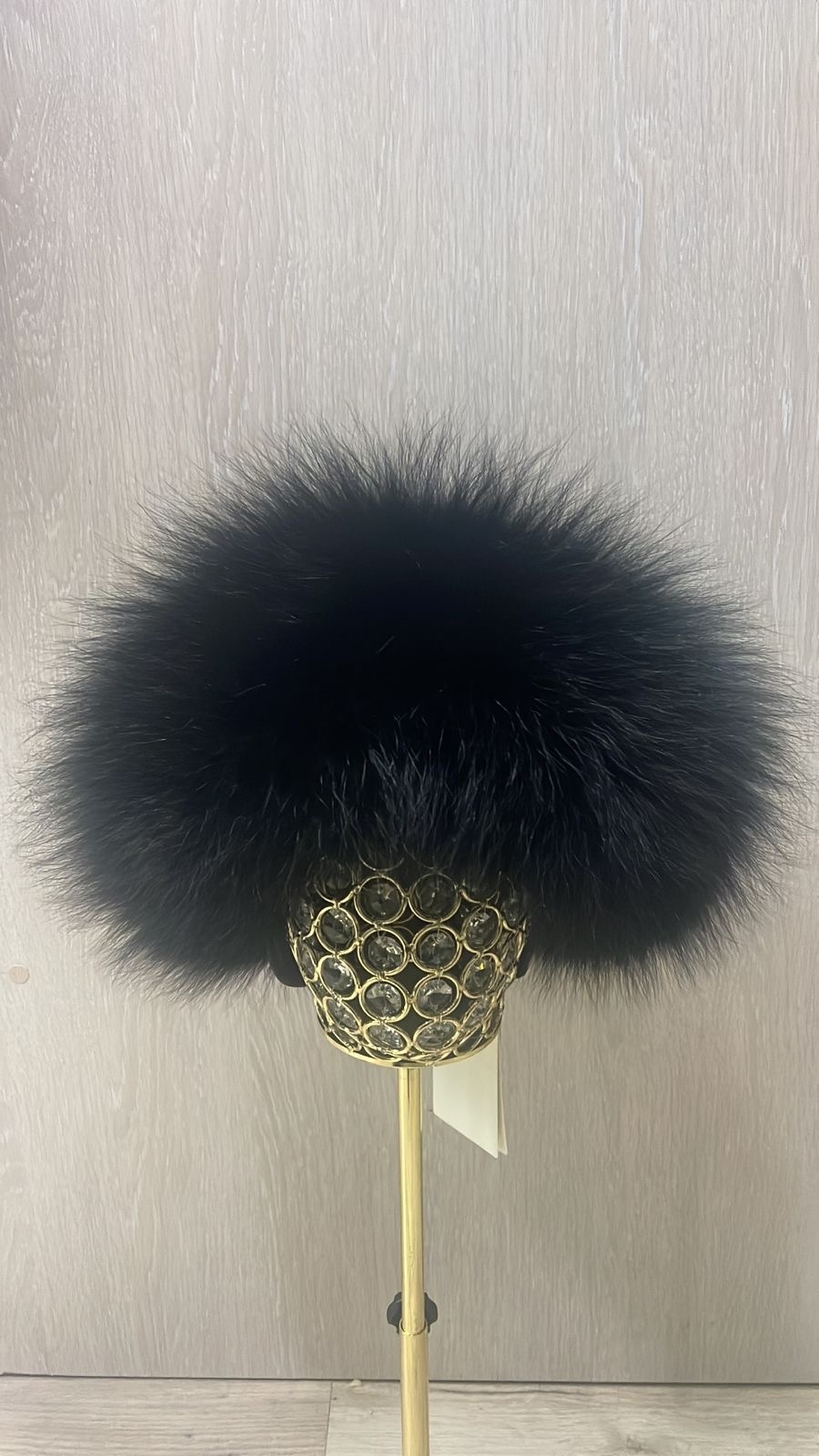 Шапка SemiFur размер 56, 57, 58, 59, черный