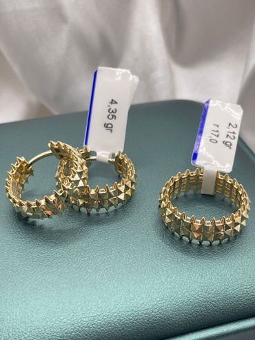 Zeregold1 jewelry 037 вес 6.4 г золото, без вставок