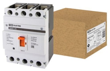 TDM ELECTRIC автоматический выключатель 3P 200 A, 25 кА, 400 В