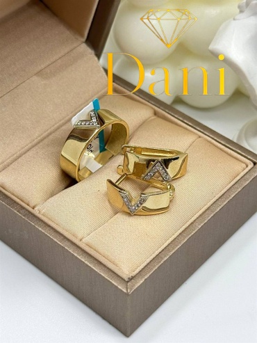 Dani DANI-KMP-1088 вес 6.18 г золото, фианит
