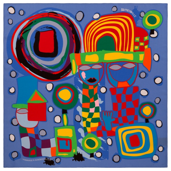 Платок FREYWILLE шелк 53 x 53 см