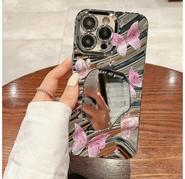 Чехол SMOL для Apple iPhone 14 Pro серебристый