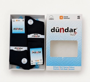 Носки Dundar 12 пар темно-синий 40/44
