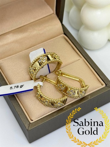Sabina Gold KMP-SBN-979 вес 8.65 г золото, фианит