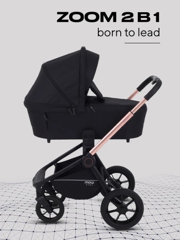 Коляска универсальная 2 в 1 MOWbaby 54365228, черный