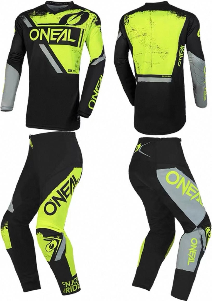 ONEAL 1095 зеленый, черный 52
