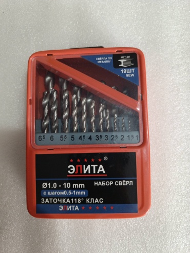 Элит Металл по металлу 729621151 10 мм, 19 шт.