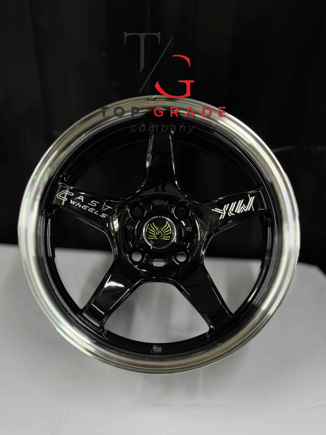 Top Grade Top grade0017 7.5x15/4x100 D67.1 ET35 4 диска черный, серебристый