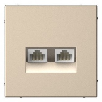 Компьютерная розетка (RJ45) Systeme electric ArtGallery, песочный