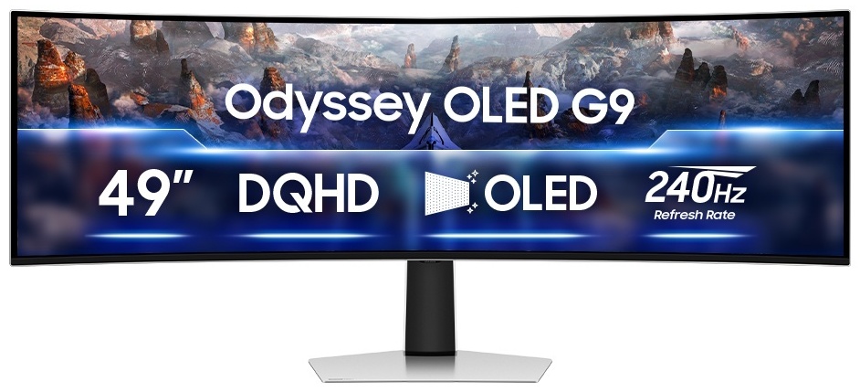 Монитор 49" Samsung Odyssey OLED G9 LS49CG930SIXCI серебристый