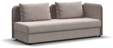 Тахта Divan Boss Monolit латте, 196х89 см, обивка велюр, кремовый
