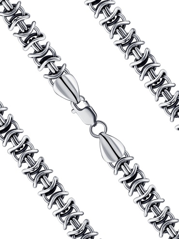 Lucente Silver BRA-LU-925-9419030-22 длина 22 см, вес 34.62 г серебро, плетение фантазийное