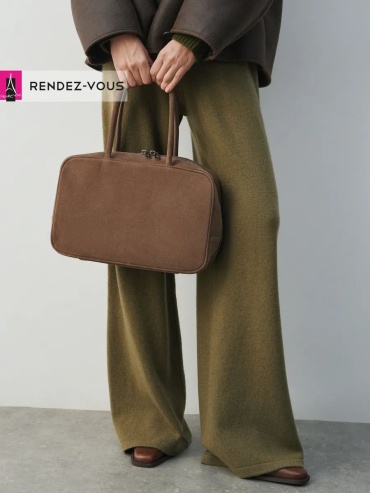 Мини-сумка Tendance экокожа коричневый