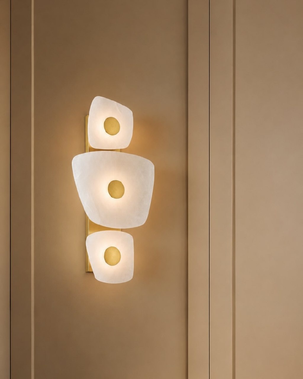 Бра настенный Venn Electro LED, золотистый, белый