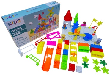 Конструктор Игрушки Со Склада KIDS ARTIST Замок с мельницей 6007A, деталей 49 шт