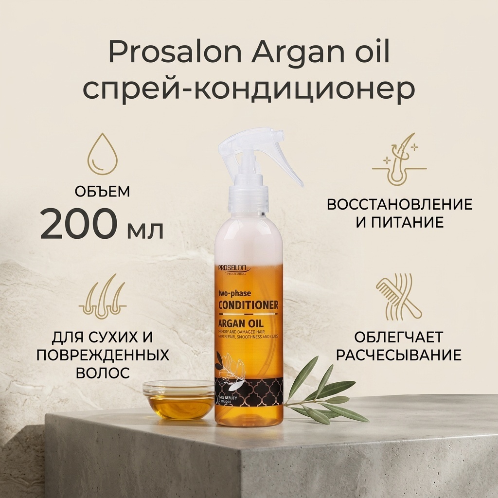 Prosalon Argan oil спрей-кондиционер 200 мл