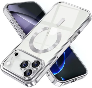 Чехол для Apple iPhone 17 Pro серебристый