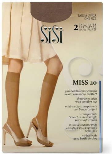 Гольфы SISI Гольфы Sisi miss 20 daino загар One size