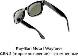 Смарт-очки Ray-Ban Meta Wayfarer Gen2 черный