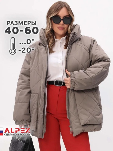 Демисезонная куртка ALPEX серый