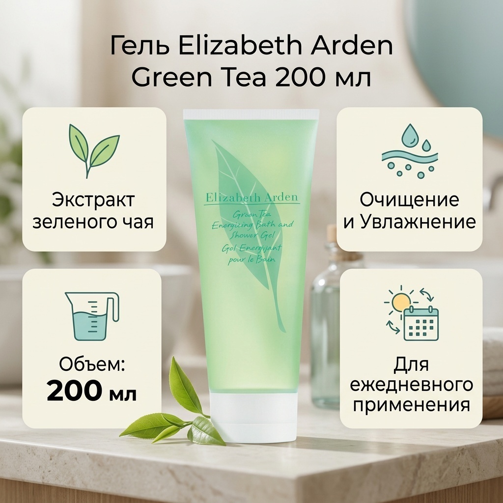 Elizabeth Arden Green Tea гель 200 мл