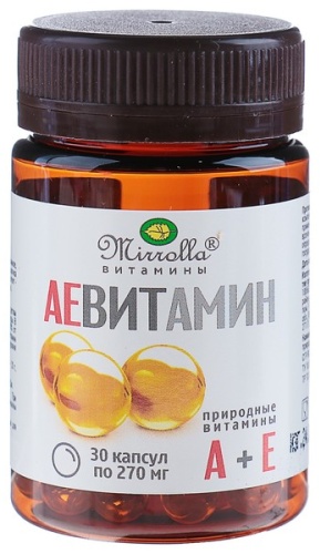 Mirrolla АЕ ВИТамин 270 мг капсулы 30 шт