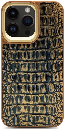 Чехол Kajsa для Apple iPhone 15 Pro желтый