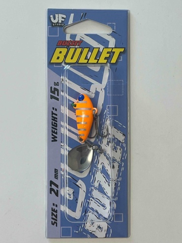 Блесна UF-STUDIO Bullet 1 шт 27 мм Orange Acid