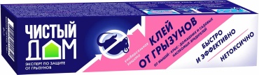 Чистый дом Клей от грызунов 130 г