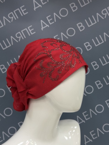 Косынка HLG-Brand размер 56, 57, 58, красный