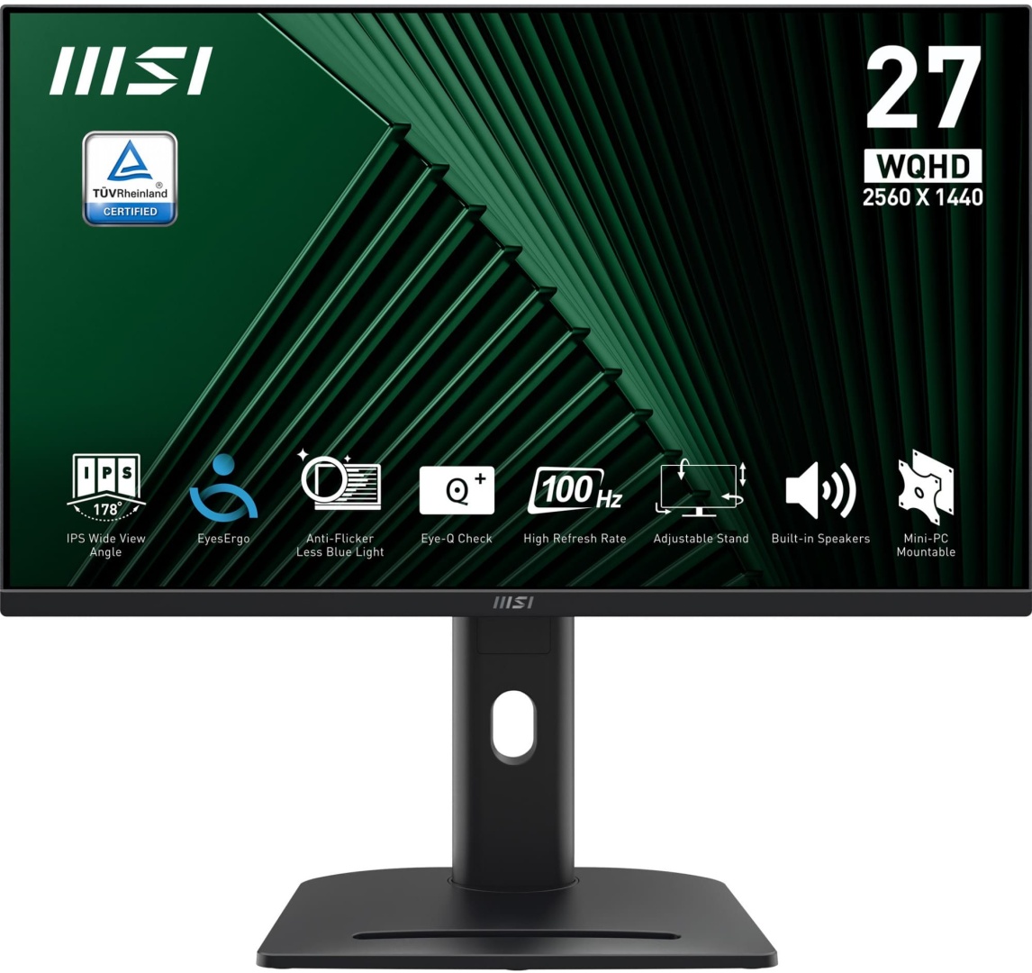 Монитор 27" MSI PRO MP275QPG черный
