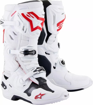 Alpinestars Tech 10 Supervented Boots красный, белый, черный RU 43