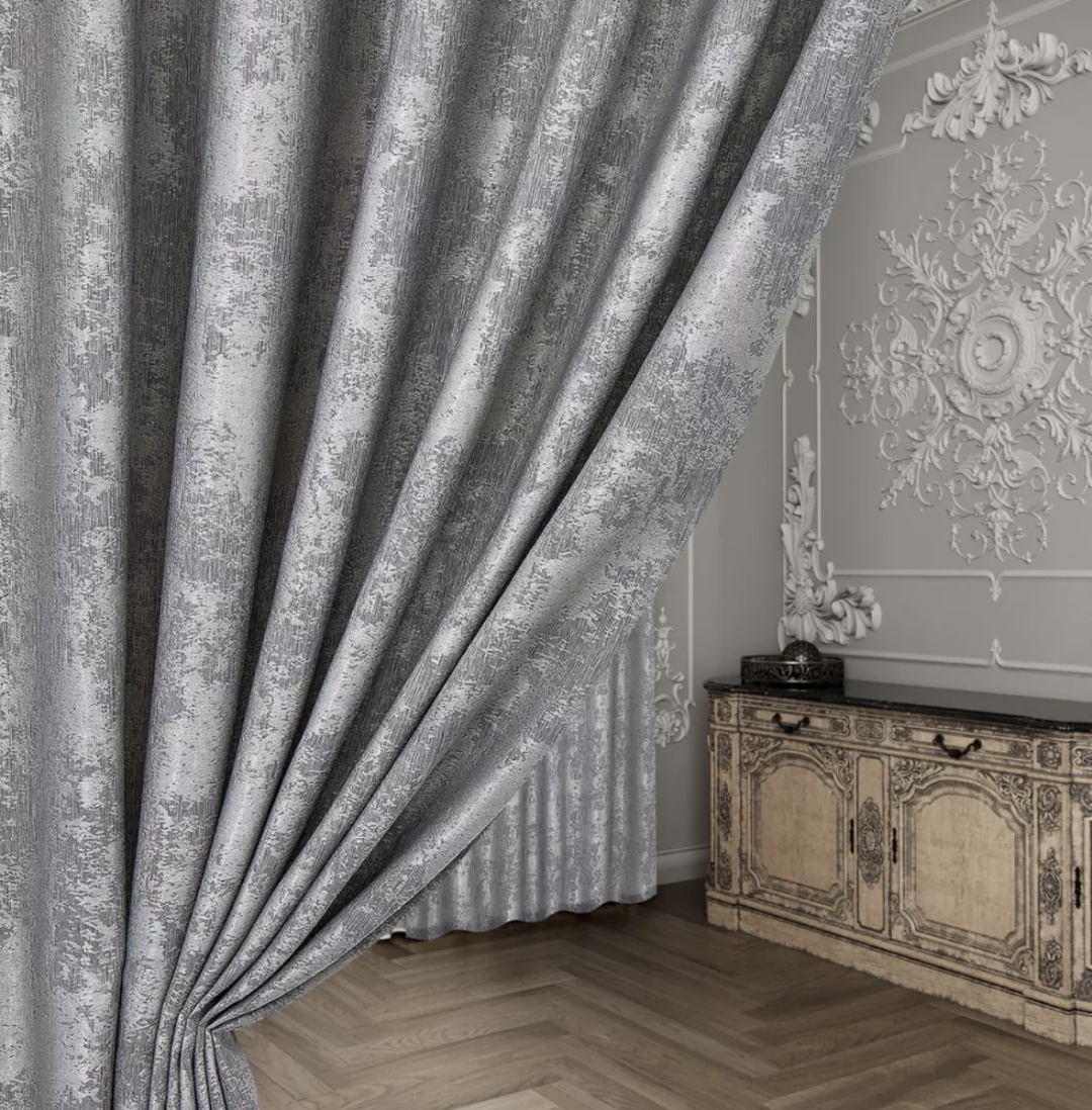 Комплект Kdia 280x180 см 3 шт, лен, серый