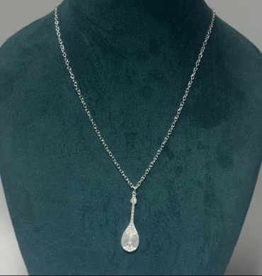 Цепь Premium jewellery длина 55 см мельхиор без вставок