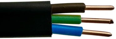 HARMONY CABLE кабель ВВГнг 3x2.5, 1 м