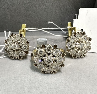 Gaukhar Jewelry SVD036 вес 19.7 г золото, бриллиант