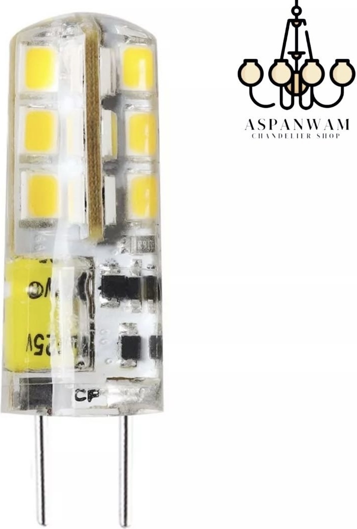 Aspanwam 2.5W G4, светодиодная, холодный белый