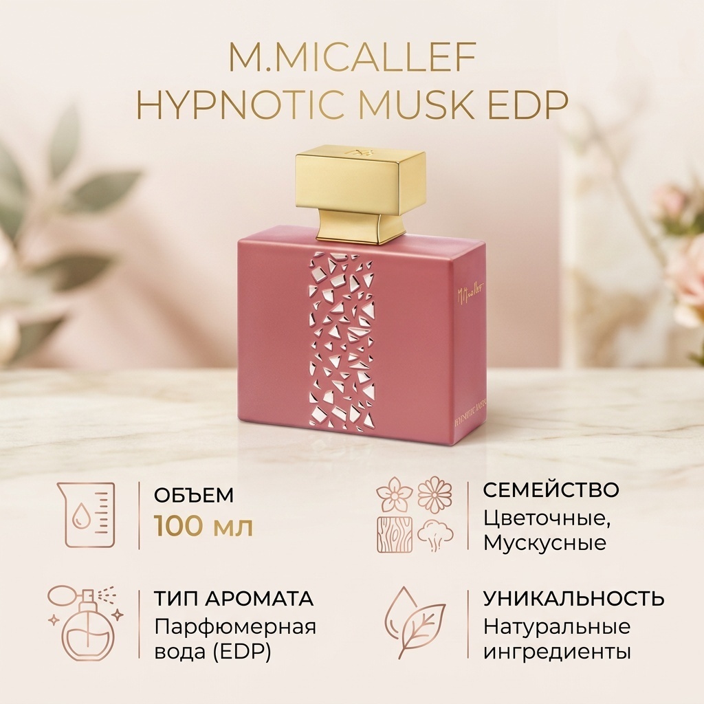 M.Micallef Hypnotic Musk парфюмерная вода EDP 100 мл, для женщин