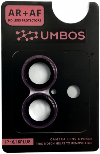 Стекло UMBOS для Apple Iphone 16 розовый