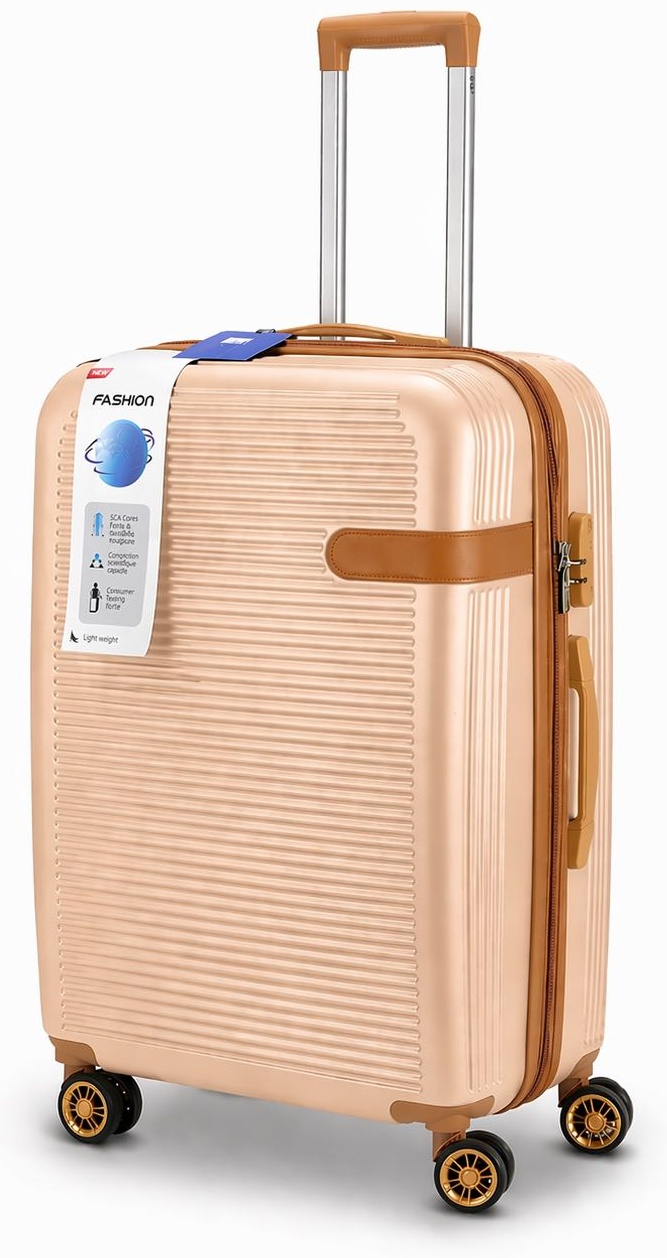 Чемодан SANDYK 001# ABS-пластик 120 л персиковый