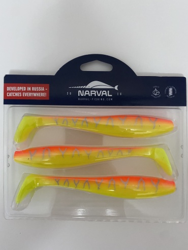 Мягкая приманка Narval Choppy Tail 3 шт 160 мм Sunset Tiger-009