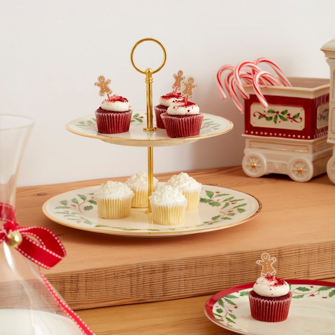 Этажерка Lenox HOLIDAY 1 шт, фарфор, 27.3х27.3 см