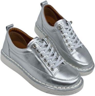 Кеды Shoesmarket серебристый
