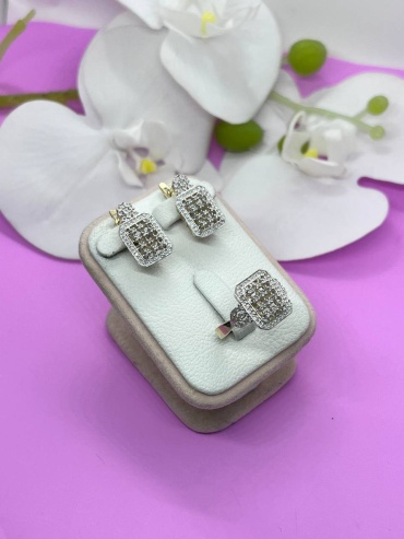 SAR JEWELRY Nemra_xec_047-10007_18 вес 9.7 г золото, бриллиант