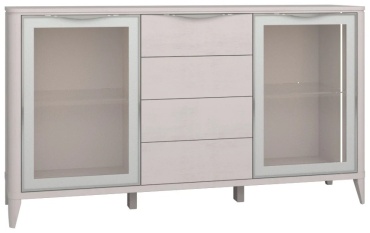 Шкаф-витрина Молодечномебель напольный Барселона ММ-426-07 91х163х42 см