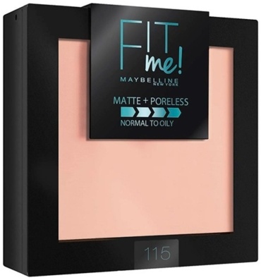 Пудра Пудра Maybelline New York Fit Me Matte Poreless сухая 115 слоновая кость