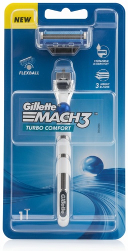 Gillette Mach3 Turbo Comfort бритвенный станок 1 шт
