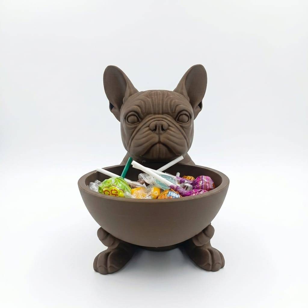 Конфетница French Bulldog круглая 1 шт