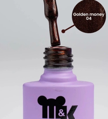 M&K nails гель-лак Golden Money Cat 04 камуфлирующее 7 мл