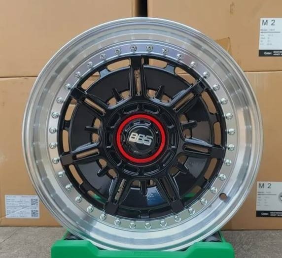 BBS 3056 8x17/5x100 D73.1 ET35 4 диска черный, серебристый